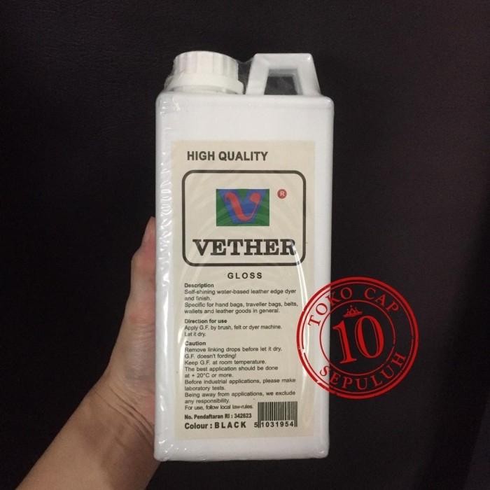 

Cat pinggir kulit spon imitasi Vether Gloss / Kilap