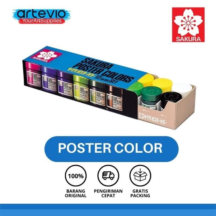 

Sakura Cat Poster Set 12x30ml