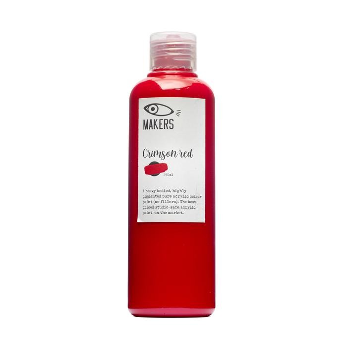 

Crimson Red Acrylic Paint 250ml