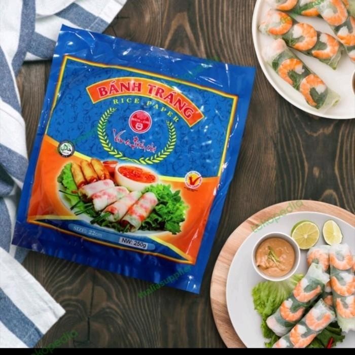 

BANH TRANG 400GR RICE PAPER 22CM (BIRU),KULIT BUNGKUS SALAD VIET ROLL