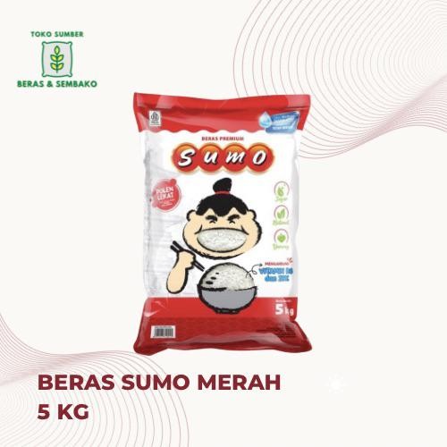 

Beras putih merk SUMO merah kemasan 5 KG