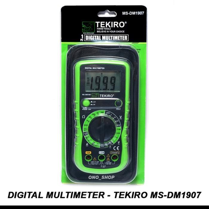 Paling Baik Digital Multimeter - Tekiro Ms-Dm1907 - Tekiro Multimeter Tekiro