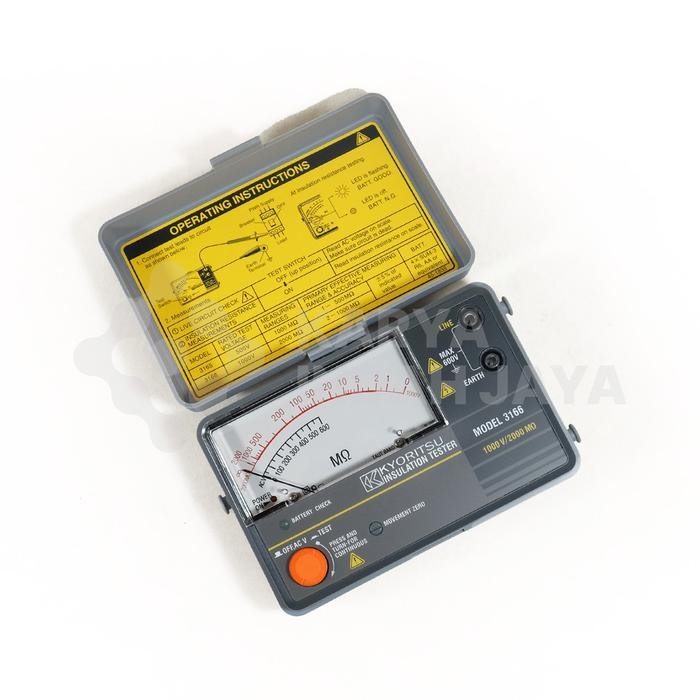 Paling Berkualitas Analog Insulation Tester Kyoritsu 3166