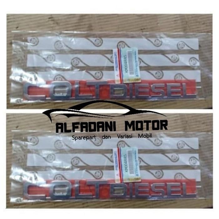 [Expert] EMBLEM COLT DIESEL / LOGO COLT DIESEL NEW ORIGINAL 100% MITSUBISHI