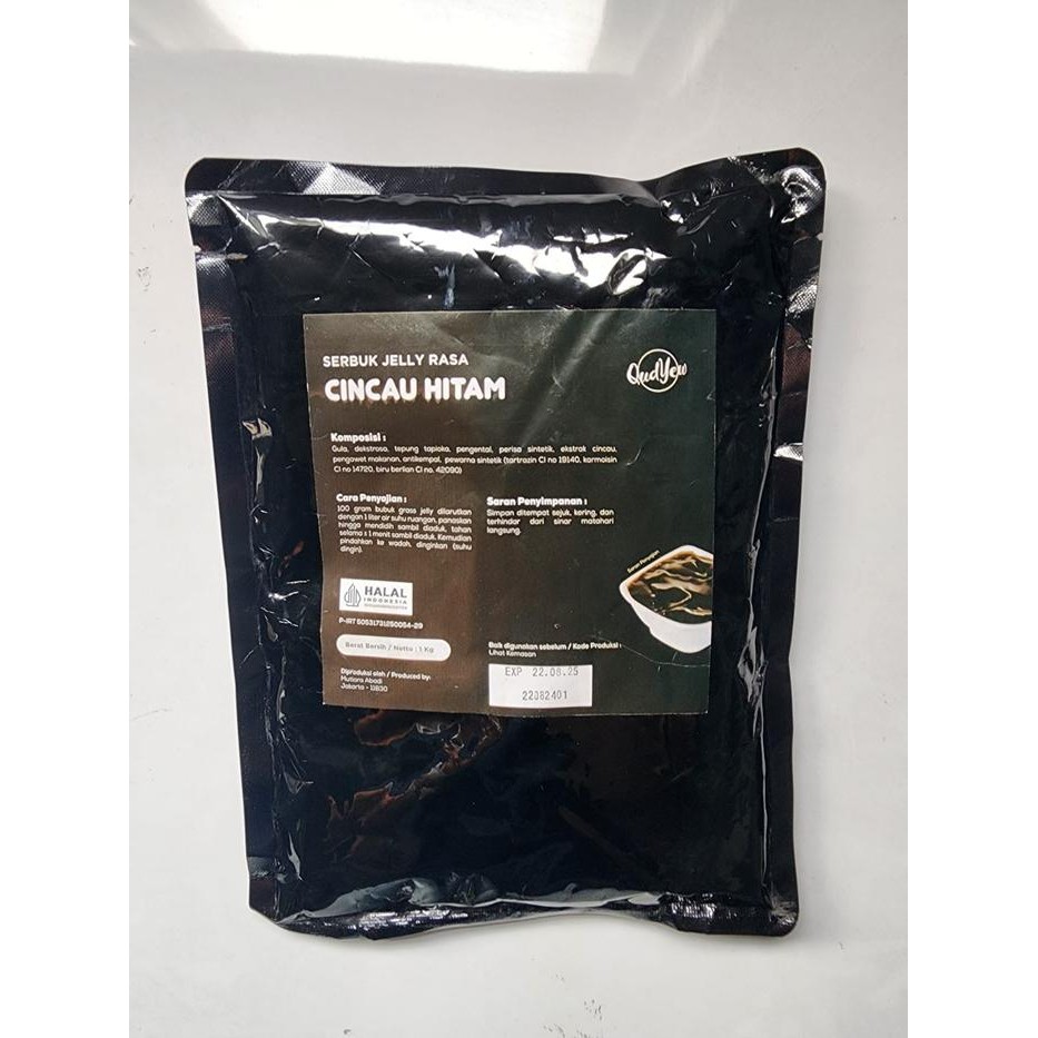 

FyZ Grass Jelly Powder 1kg Topping Cincau Pudding (IMPORT) Premium