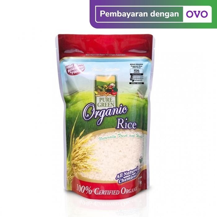 

Glx Pure Green Beras Organik 1kg - Pulen Pandan Wangi