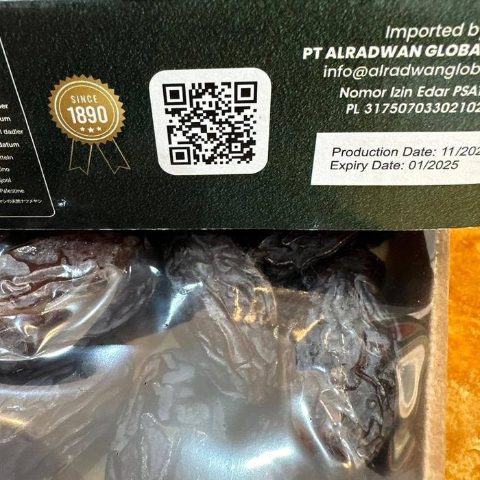 

Glx Kurma Medjool Palestine Very Good Quality Kemasaan 500gr