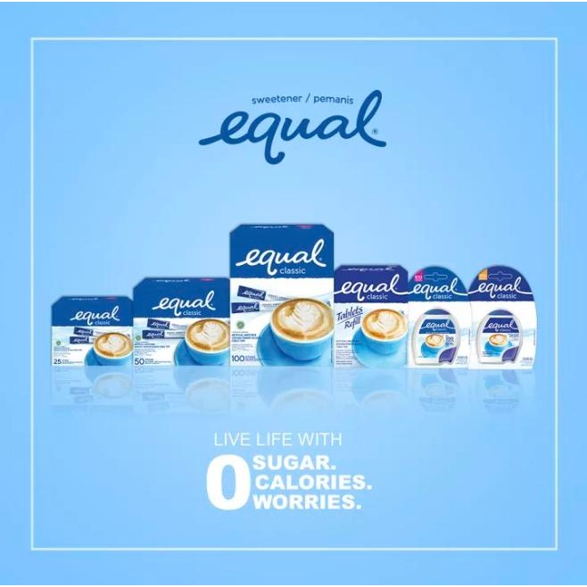 

FyZ EQUAL CLASSIC SWEETENER PEMANIS ZERO CALORIE PENGGANTI GULA