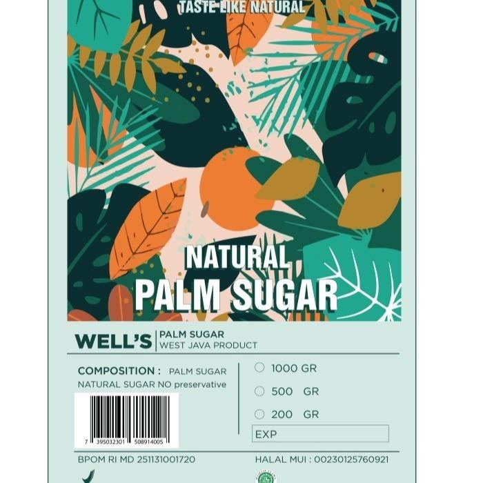 

FyZ GULA AREN BUBUK / NATURAL PALM SUGAR POWDER WELLS - 1000 GRAM