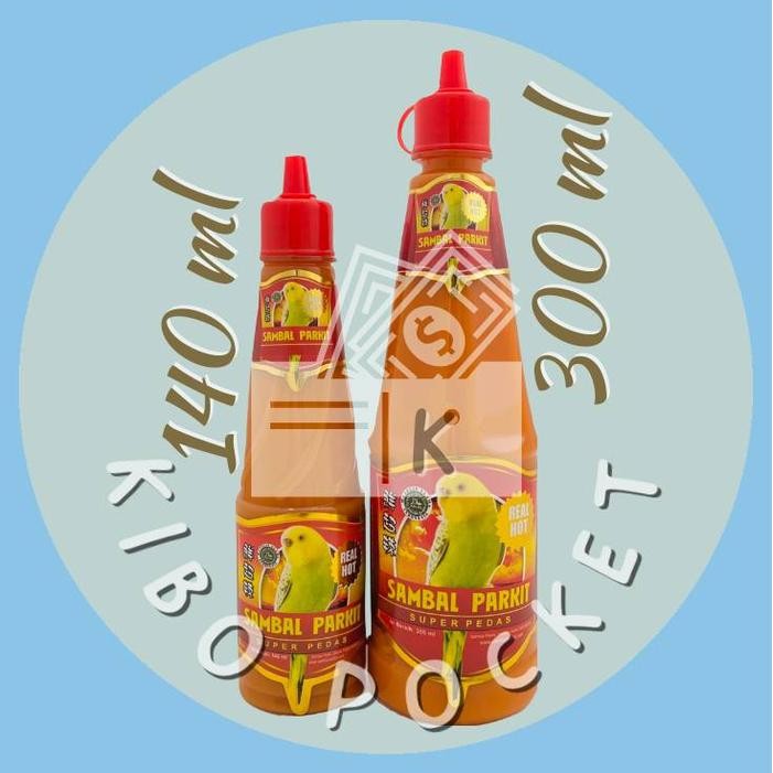 

Glx Sambal halus Pedas Parkit / Sambel Pedes Parkit Halus Non MSG 300 ml