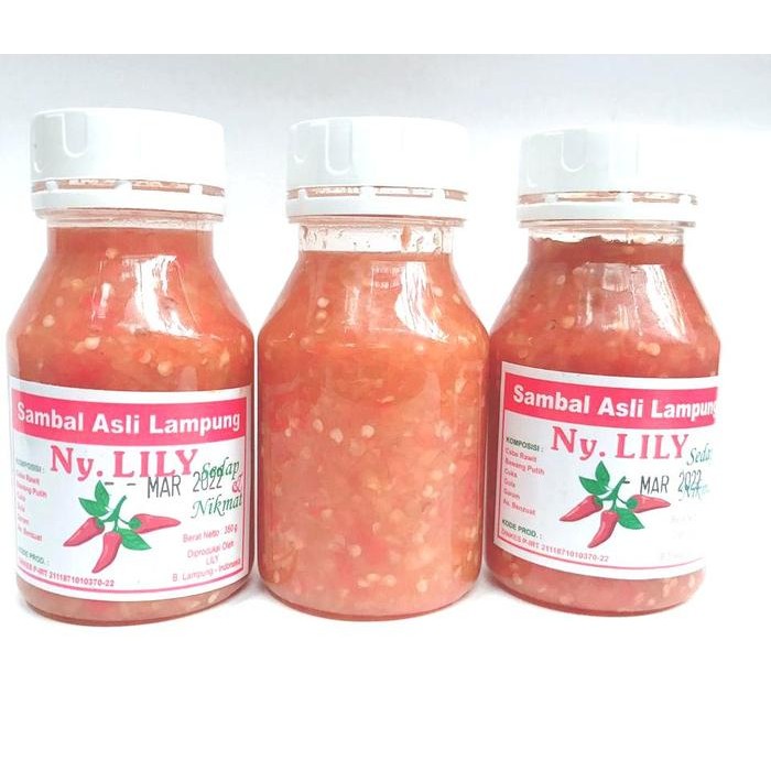 

Glx Sambal Asli Lampung Ny. Lily - 350 gr