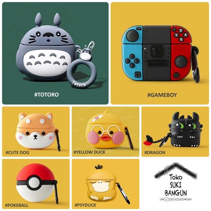 Case Huawei Freebuds 4i TWS Rubber CUTE CARTOON Cover Pouch Casing