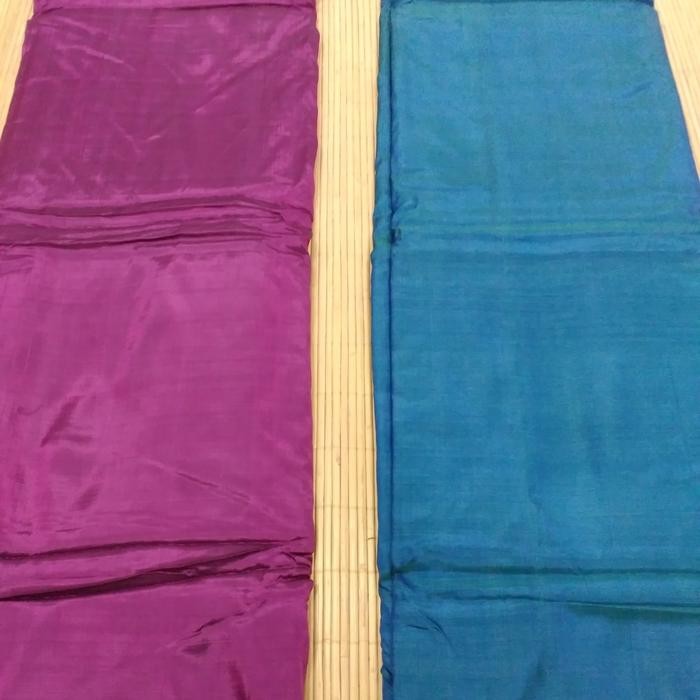 ASLI Kain Tenun Polos Sutra Bugis Makassar - Tenun Sengkang POS READY STOCK