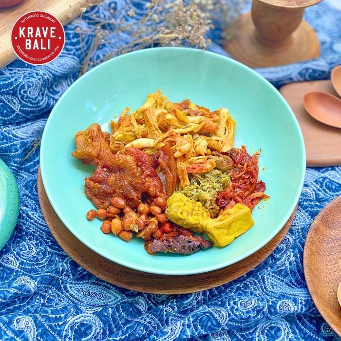 

ASLI Nasi Campur Ayam Men Weti Krave Bali (180 gr) - Makanan Khas Bali Autentik READY STOCK