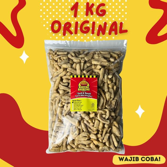 

ORIGINAL Basreng Daun Jeruk Renyah Pedas Extra Pedas 1 KG - Makanan Ringan Khas Indonesia - Goreng