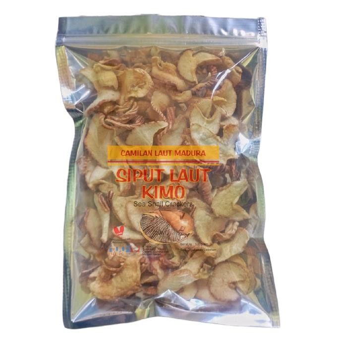 

SIAPKIRIM Kimo Siput Laut Bebas Gluten 100 gram Goreng Asli Alami Renyah Gurih Siap Makan Camilan