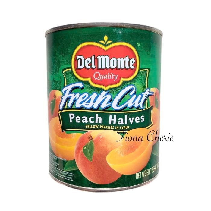 

Gdh Del Monte Fresh Cut Peach Halves 825 gr / peach kaleng / buah kaleng