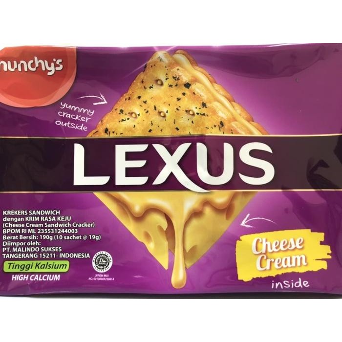 

Ger Munchy's Lexus Biskuit Tersedia 5 Rasa