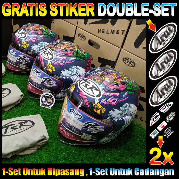 Helm Tsr Ram 4 Flat Blue Oriental Kode 273