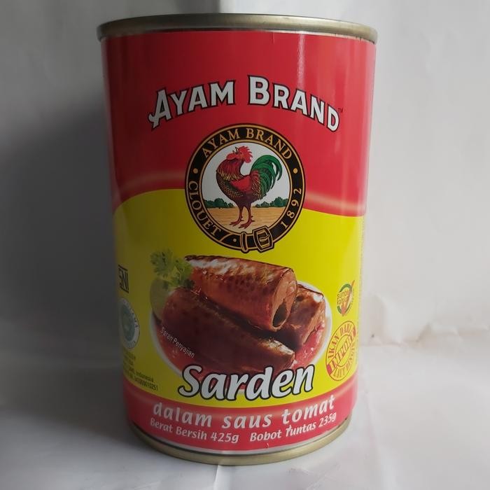 

Gdh Sarden Ayam Brand Mackerel 425Gr
