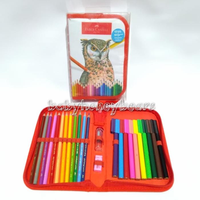 

Creative Colouring Set Faber Castell Connector Pen + Pensil Warna Gratisongkir
