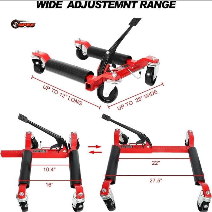 Dongkrak roda mobil / Car wheel dolly / wheel dolly kit / Gojack Best Quality