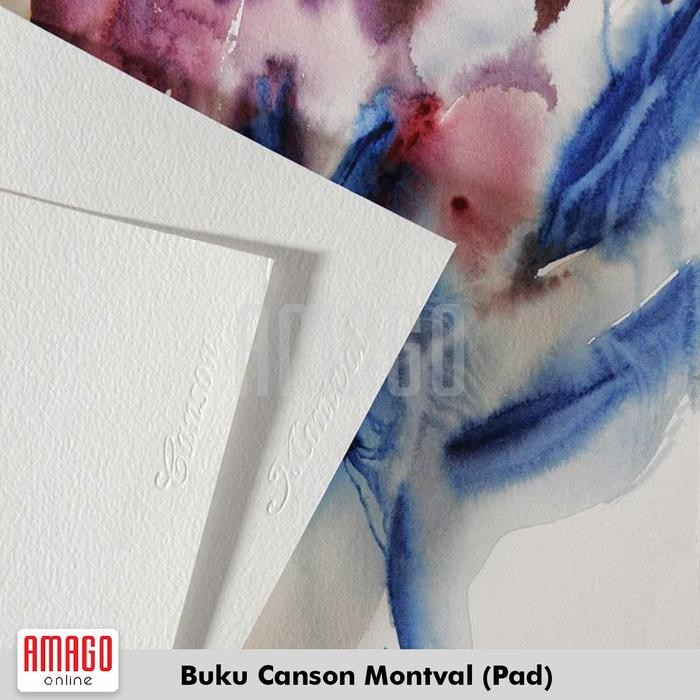 

Canson Montval - 12 Sheets - A3 (29,7X42) Cp - 300G (Pad) - 200807320 Gratisongkir