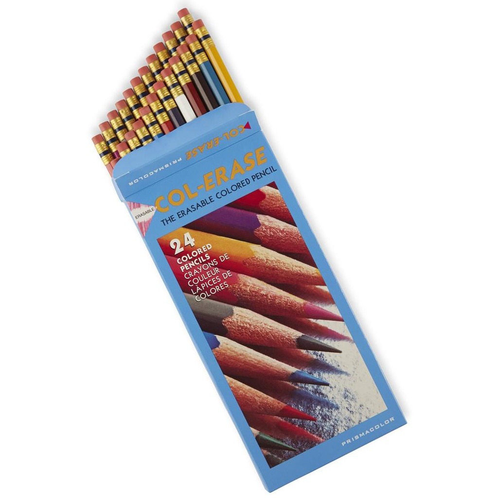 

Prismacolor Col-Erase Erasable 24 Colored Pencils Gratisongkir
