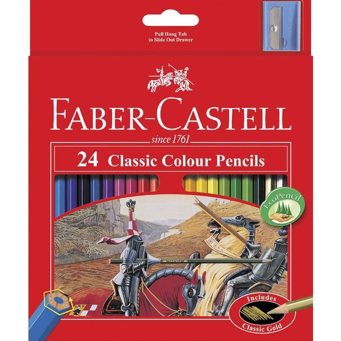 

Pensil Warna Faber Castell - 24 Warna Classic Gratisongkir