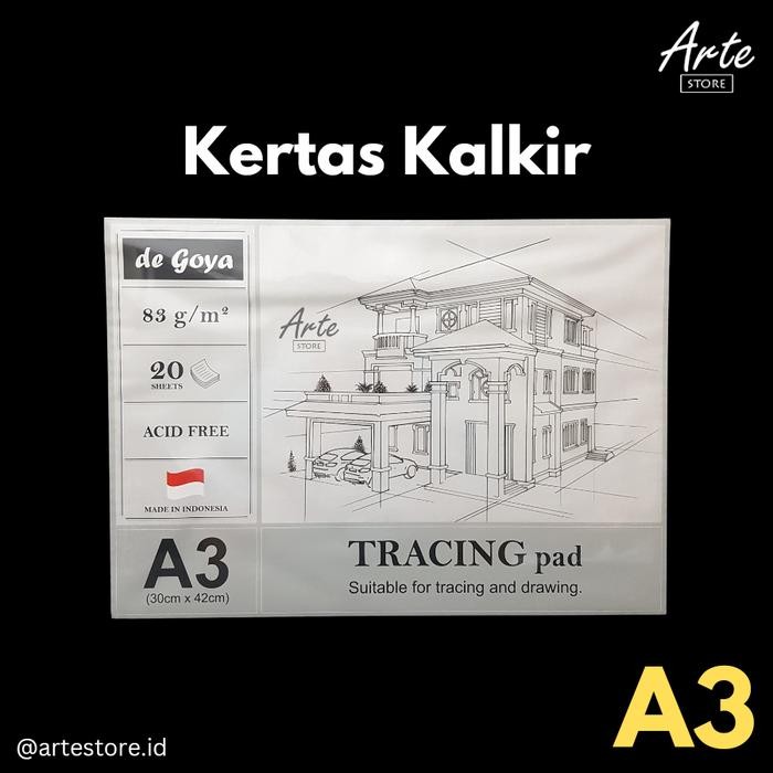 

Kertas Kalkir A3 - De Goya Tracing Paper Gratisongkir