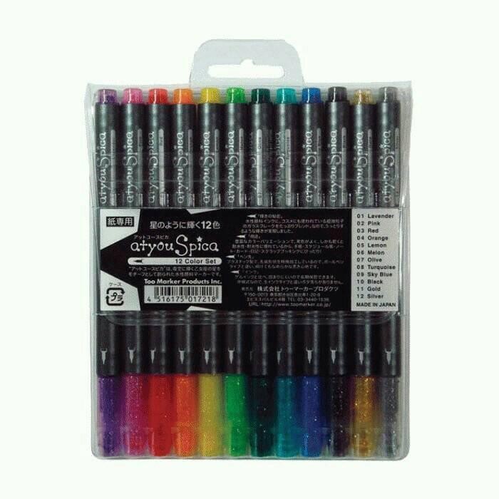 

Copic Atyou Spica Glitrer Pens /Set Gratisongkir