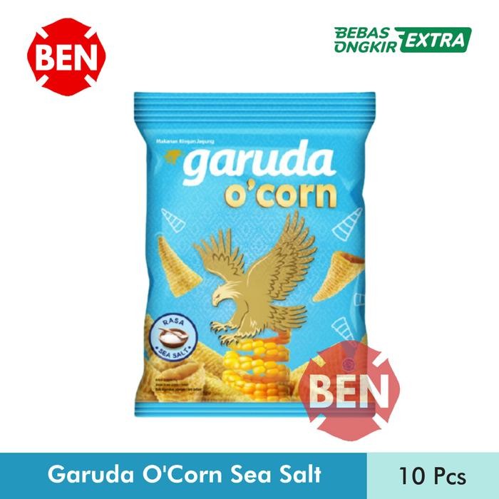 

Gdh Garuda O'Corn SEA SALT 1 Renceng 10 Pcs - Ocorn O Corn Biru Jagung