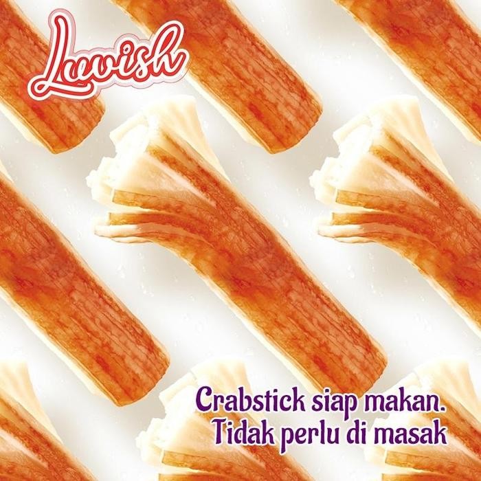 

Gdh LUVISH CRAB STICK BARBECUE FLAVOR CRAB STICK SPICY FLAVOR CRAB STICK ANEKA RASA Food Snack