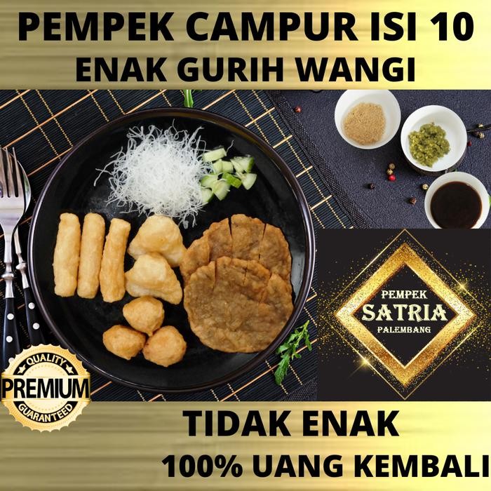 

Ger Mpek Empek Pempek Satria Palembang Campur Mix isi 10 pcs frozen