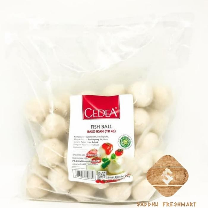 

Gdh CEDEA FISH BALL TR-45 PCS (1KG)