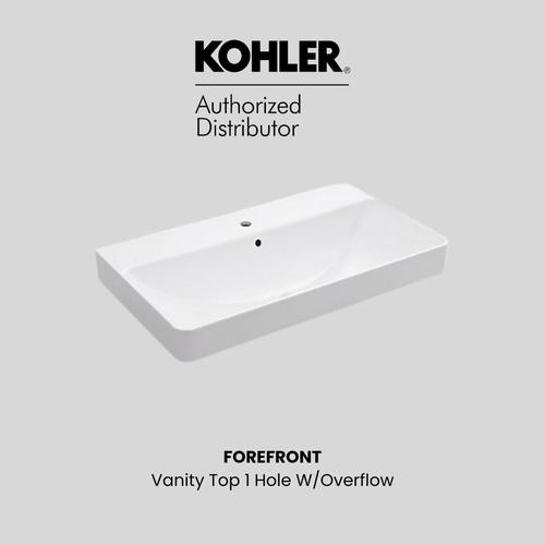 KOHLER Forefront Wastafel Vanity w/ Overflow  K-2749T-1-0
