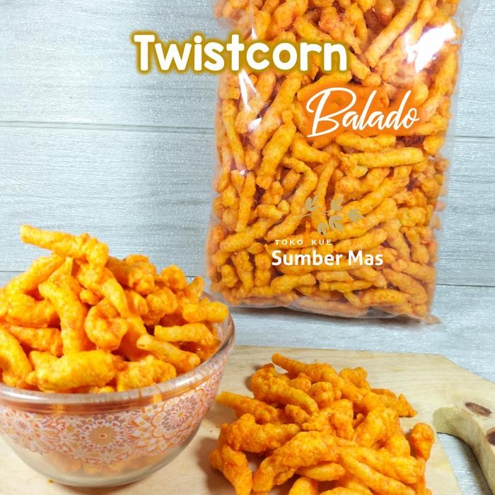 

Ger TWIS JAGUNG RASA BALADO 500 GR