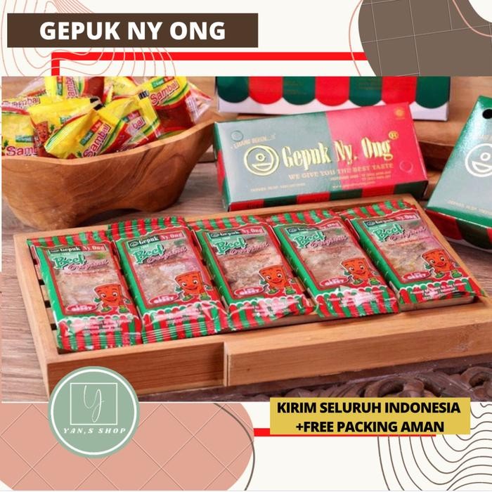 

Gdh GEPUK NY ONG BANDUNG (Empal Sapi / Ayam) Original Salty Less Sugar