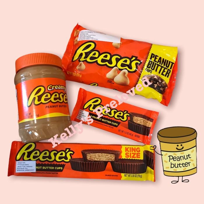 

Ger REESE'S PEANUT BUTTER CUPS REESES COKLAT KACANG REESE MADE IN USA