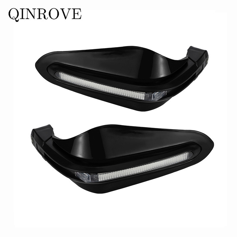 Motorcycle Handguard 15-22mm Handlebar With LED Light ABS Hand Guard Universal For Kawasaki Z400 Z80