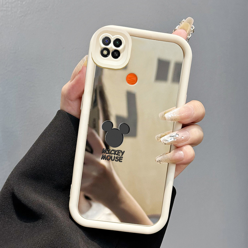 Casing Hp Xiaomi Redmi 9C Redmi 9C NFC Redmi 10A POCO C31 Case Mickey si Mouse Populer Kesing cermin
