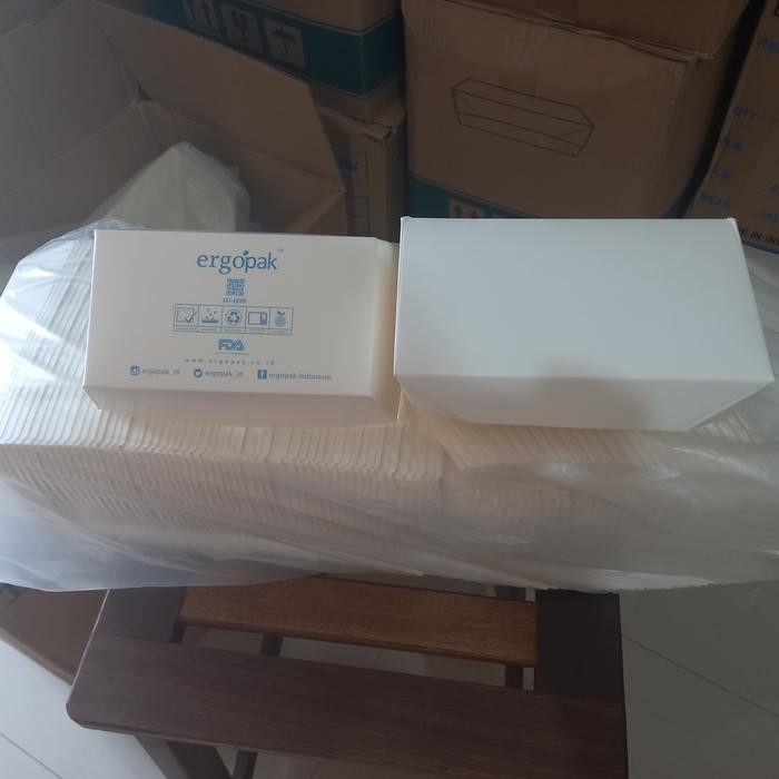 PAPER LUN BOX ERGOPAK M & L ,LUN BOX YOUNG, TAB SEKAT 5C