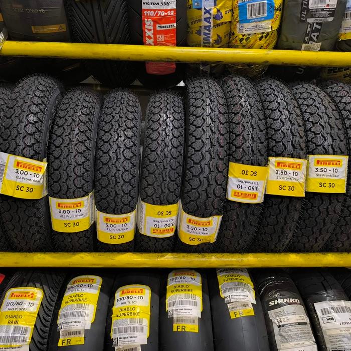 Pirelli Sc30 300-10 350-10 Ban Vespa Klasik Diskon