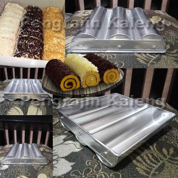 Loyang Tiga Rasa / Loyang Bolu / Loyang Setengah Lingkaran