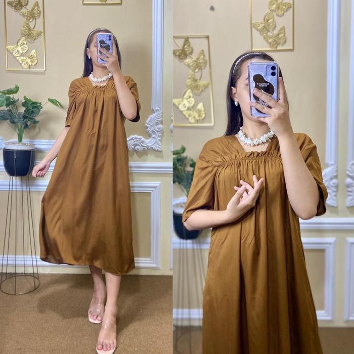 DASTER POLOS BAHAN RAYON / DASTER KERUT DADA Katun