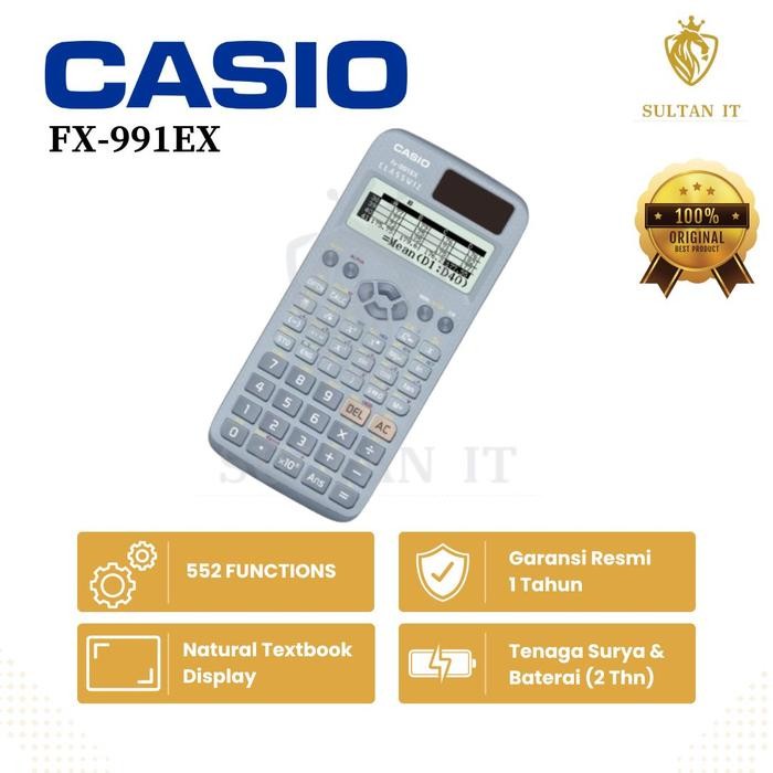 

Kalkulator Casio Fx 991 Ex Hitam Original
