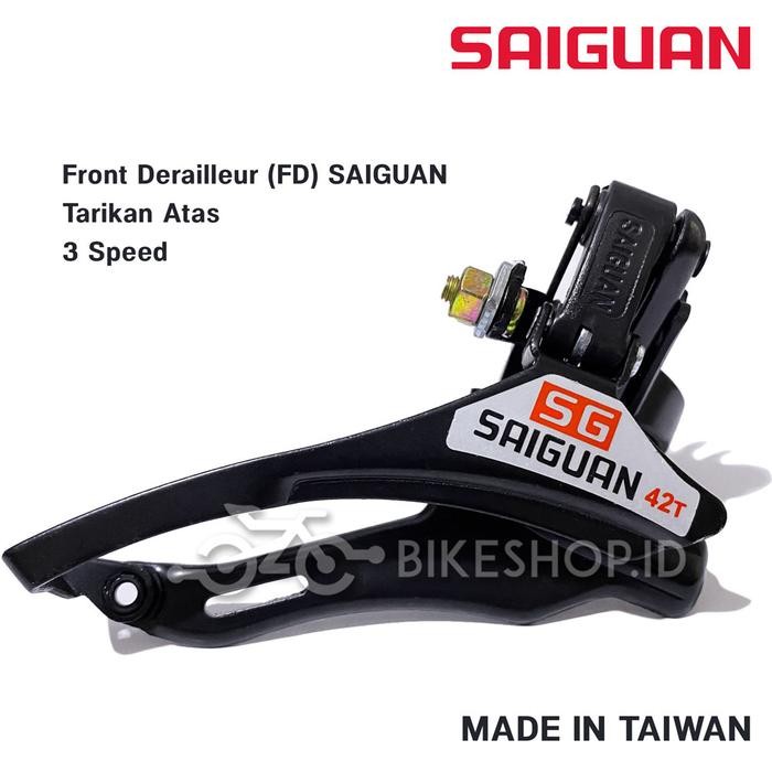 Front Derailleur Fd Kapalan Sepeda Taiwan Tarikan Atas Saiguan High Quality #Gratisongkir