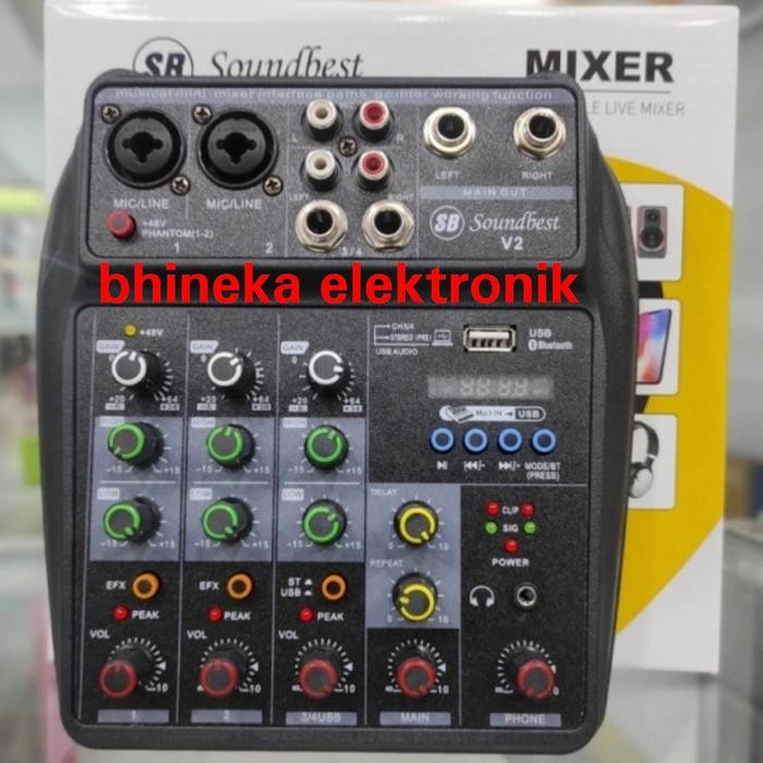 mixer audio sound V2 / v-2 mixer mixer 4channel