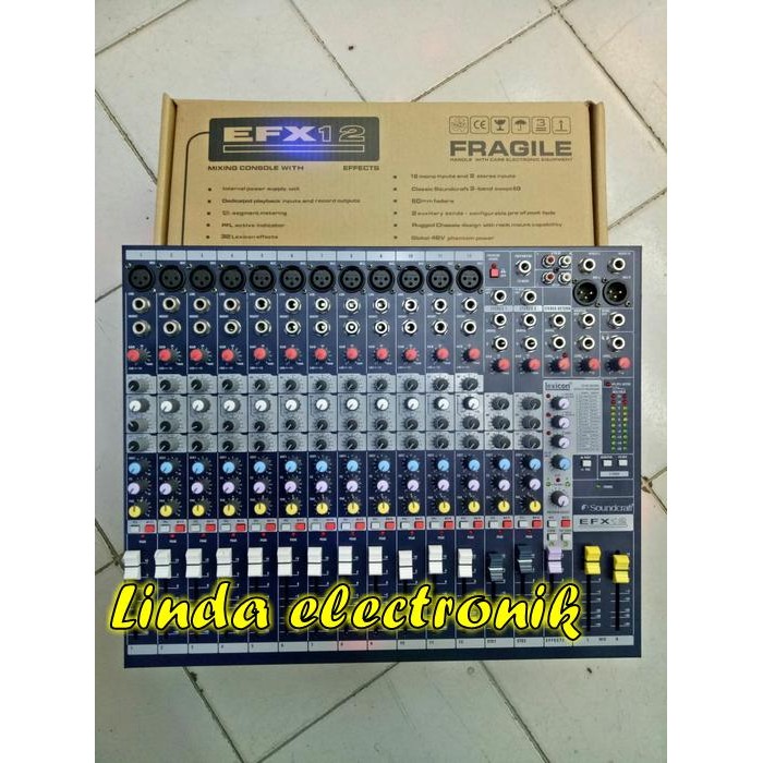 Mixer Soundcraft EFX 12