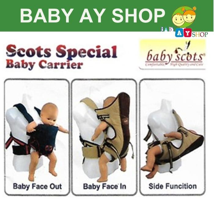 Baby Scots Special Baby Carrier ISG003 Gendongan Depan Bonceng Motor / gendongan depan anak